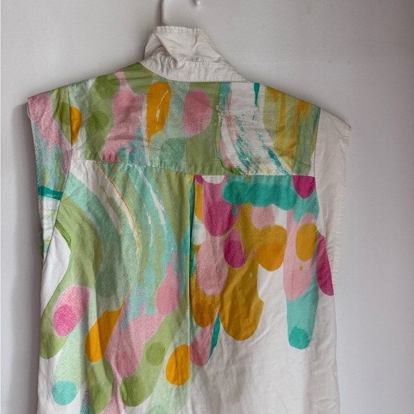 Maeve Sleeveless Button-Down Dress - Picture 4 of 5